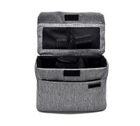 GLBMLMTHZP Partición práctica de Viaje de Nylon Plegable a Prueba de Golpes for asa SLR Caja de la Bolsa de la Bolsa de la Bolsa de la Bolsa for inserción Acolchada Bolso de la cámara(All Grey)