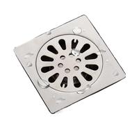 GLBMLMTHZP Proyecto de desodorante drenaje piso acero inoxidable for baño doméstico, balcón, lavadora, alcantarillado, inodoro, hotel Cubierta de drenaje de piso de acero(Ordinary)