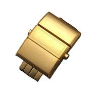 GLBMLMTHZP Reloj Accesorios adecuados for Ulysse Nardin Atenas Hebilla Cuerda de caucho Hebilla 316 Hebilla de mariposa de acero inoxidable 20mm Hebilla de mesa(Gold 20mm)