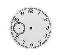 GLBMLMTHZP Reloj Conjunto de accesorios DIGITAL MANUAL MANUAL DIAL + MANOS 38.8mm Reloj Cara sin luminosa compatible for Eta 6497 Y St3600 Movimiento Esfera del reloj(Dial)