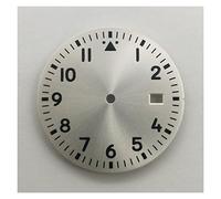 GLBMLMTHZP Reloj de 34 mm Dial Luminoso Luminoso Piloto Fit NH35 NH35A NH36 Reloj de movimiento Esfera del reloj(Wit)