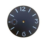GLBMLMTHZP Reloj de reloj de 36 mm reloj de reloj luminoso verde de la cara de la cara compatible con Eta6497 / Gaviota St36 Accesorios de reloj de movimiento Piezas de reparación Esfera del reloj(Wit