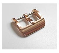 GLBMLMTHZP Reloj Piezas Hebilla de bronce for correas Linda Hebilla Cepillada 20 mm 3.0 for barras de resorte Hebilla de mesa