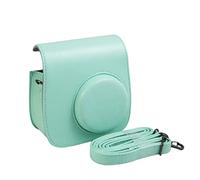 GLBMLMTHZP Retro clásico PU Cámara de Cuero Correa Bolsa de Hombro Cubierta Protectora Cubierta Cubierta de protección for Polaroid Fit For Fujifilm Mini 8 8+ 9 Bolso de la cámara(Ice Blue)