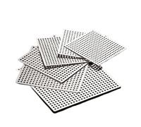 GLBMLMTHZP Tapón de filtro for desagüe ducha, cuadrado, acero inoxidable, for suelo, cubierta red, piezas ferretería for cocina y baño Cubierta de drenaje de piso de acero