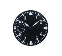 GLBMLMTHZP TIEMPO DE RELOJ DE RELOJ DE 38.8mm GREEN LUMINOSO LUMINOUS ACCESORIOS PIEZAS DE REPARACIÓN COMPATIBLE CON SUBS SUBS Eta 6498 Compatible con la gaviota St3620 Movimiento Esfera del reloj(9 c