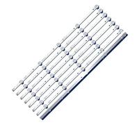 GLBMLMTHZP Tira de retroiluminación LED Compatible for TV de 55 pulgadas 4708-K55WDC-A2113N01 55PUF6092/T3 55PUF6022/T3 55PUF6263/T3 K550WDC1 471R1P79 Barra de retroiluminación(8PCS 6LED 6V)