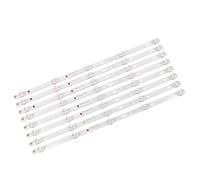 GLBMLMTHZP Tira de retroiluminación LED de 8 piezas, 5 LED, 415 mm, compatible for 43PFT4001, 43PFF5459, 42PUF6052, K420WD7, 4708-K420WD-A3213K01, K420WDB, TH-43C500C Barra de retroiluminación