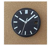 GLBMLMTHZP Ver accesorios de 30,5 mm que incluyen dial y manos están equipados con movimiento automático japonés NH35 / NH36 / 4R Verde luminoso Esfera del reloj(A)