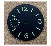 GLBMLMTHZP Ver accesorios de reloj for las manos 34.5mm verde luminoso adecuado for 6497, 6498, 3600 Calibre 0.8 Montaje de grosor de 44 mm Funda Esfera del reloj(Verde)