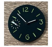 GLBMLMTHZP Ver accesorios de reloj for las manos 34.5mm verde luminoso adecuado for 6497, 6498, 3600 Calibre 0.8 Montaje de grosor de 44 mm Funda Esfera del reloj(4)