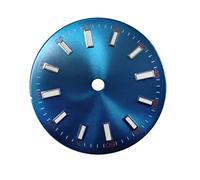 GLBMLMTHZP Ver partes 28.5mm Dial de reloj azul/negro for 2824 2836/2813 Reloj de movimiento Piezas de inserción de cara for ventana de fecha Modificar accesorios Esfera del reloj(BLACK 1)