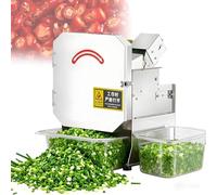 GLBMXDD Cortador de Verduras Comercial, Picador automático de cebolletas, procesador de Alimentos y máquina picadora, Espesor Ajustable de 1 a 35 mm, para Pimiento, cebollas Verdes picadas