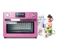 GLBMXDD Horno de sublimación de convección Ligero:Calentamiento de 360°,Calentamiento rápido y Funcionamiento intuitivo.Ideal para Tazas y Botellas de Agua. Impresión masiva en Espacios vacíos 30L