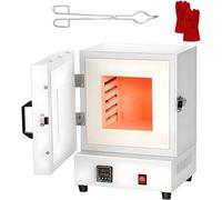 GLBMXDD Horno para cerámica, 2000 W,Horno de calcinación eléctrico,con Control de Programa Integrado, Horno de fusión de Metales de 1150 °C,para fundición a la Cera perdida,Manualidades con Arcilla
