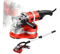 GLBMXDD Lijadora de Pared y Piso de Tres Cabezales de 2800W,pulidora eléctrica de concreto,2800RPM,6 velocidades para pulir y Limpiar Superficies de Piedra,concreto,Cemento,mármol,Roca Withpole