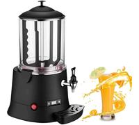 GLBMXDD Máquina eléctrica Multifuncional de Chocolate Caliente, dispensador de 5L/10L de Capacidad con función de agitación, Calentador de Bebidas Calientes para Chocolate, café, Leche y té Black-10L