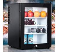 GLBMXDD Mini refrigerador, refrigerador Vertical Compacto Tipo Cabina 40L | Refrigerador pequeño y silencioso para dormitorio, oficina, residencia estudiantil, bar y espacios reducidos.