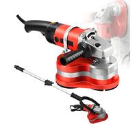 GLBMXDD Pulidora de Rocas de Velocidad Ajustable,Amoladora eléctrica de hormigón,pulidora de Paredes y Suelos de Cemento de 2800RPM y 6 velocidades para hormigón, Cemento,mármol y Granito. Withpole