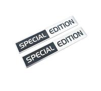 GLBPVPMTMB 2PCS 3D Aluminum Logo Special & Limited Edition Car Body Badge Sticker Trunk Fender Emblem Decal Accessorie For Car Motorcycle Pegatina para coche(SP Black Silver 2pcs)