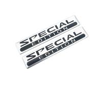 GLBPVPMTMB 2PCS 3D Aluminum Logo Special & Limited Edition Car Body Badge Sticker Trunk Fender Emblem Decal Accessorie For Car Motorcycle Pegatina para coche(SP Silver Black 2pcs)