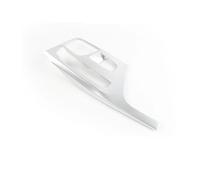 GLBSNMAP Cubiertas del Marco del Panel de Cambio de Marchas de la Consola Central del Coche, compatibles con BMW Serie 5 6GT G30 G38 2017-2022, Pegatinas y Accesorios.(Silver)