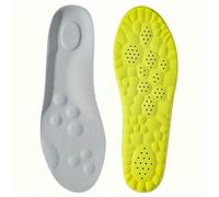 GLDFW - 1 par/2 pares/4 pares de plantillas deportivas de látex suaves para zapatos, plantillas ortopédicas con soporte de arco, plantilla desodorante transpirable