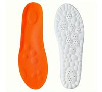 GLDFW - 1 par/2 pares/4 pares de plantillas deportivas de látex suaves para zapatos, plantillas ortopédicas con soporte de arco, plantilla desodorante transpirable