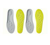 GLDFW - 1 par/2 pares/4 pares de plantillas deportivas de látex suaves para zapatos, plantillas ortopédicas con soporte de arco, plantilla desodorante transpirable