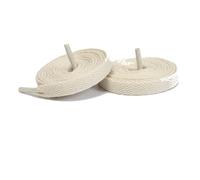 GLDFW - 1 par de cordones planos de tejido grueso para manualidades, color blanco y negro, accesorios de cordones para zapatos de caña alta, 25 colores, beige, 160