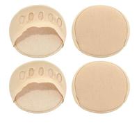 GLDFW - Almohadillas para antepié de cinco dedos de los pies para mujer, tacones altos, medias plantillas, cuidado del dolor de pies, calcetines de choque, almohadilla de masaje