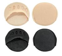GLDFW - Almohadillas para antepié de cinco dedos de los pies para mujer, tacones altos, medias plantillas, cuidado del dolor de pies, calcetines de choque, almohadilla de masaje