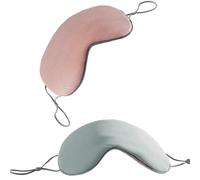 GLDFW - Antifaz para dormir estilo coreano, seda de hielo, cálido, fresco, de doble uso, ajustable, para viajes, bloqueo de luz, transpirable, antifaz