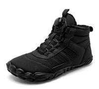 GLDFW - Botas de invierno para padres e hijos, para hombre y mujer, antideslizantes, de piel cálida, informales, para niños y niñas, Black, 30 EU