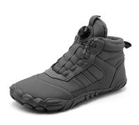 GLDFW - Botas de invierno para padres e hijos, para hombre y mujer, antideslizantes, de piel cálida, informales, para niños y niñas, gris, 30 EU