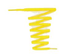 GLDFW - Cordones ovalados para zapatos, 24 colores, media redonda, para deportes, correr, 100/120/140/160/180 cm, 1 par, Amarillo, 100