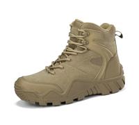 GLDFW - Zapatos de escalada para hombre, botas casuales al aire libre, impermeables, talla grande, zapatos de senderismo, 301 Arena, 41 1/3 EU