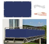 GLDYTVF Balcón de 110x700cm, Resistente al Viento, con Cubierta Protectora Anti-miradas, con Cuerda y Ojales de Aluminio, Malla de sombreo para barandillas de Patio, Invernadero, protecció