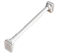GLDYTVF Barra de Cortina de tensión Ajustable sin Taladro para baño - Barra telescópica Resistente para inquilinos, se Adapta a Cortinas de 260-350 cm (8.5-11.5 pies), fácil instalación, Color Blanc