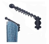 GLDYTVF Barras de Cortina de Brazo oscilante de Alta Resistencia con Ganchos - Barra de Cortina Ajustable para Paneles Laterales Soporte para Cortinas de Ventana Barras para Cortinas con Ojales Riel