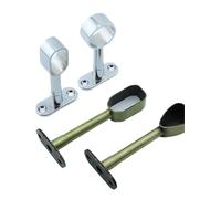 GLDYTVF Barras Triangulares de Soporte duraderas para Cortinas de armarios y gabinetes - Accesorios de tubería de Acero de Alta Resistencia con diseño de Cabeza Redonda para Colgar Ropa y Toallas (C