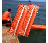 GLDYTVF Barrera Flotante de PVC para contención de derrames de petróleo, para el Control de la contaminación Marina y fluvial. Resistente y de fácil instalación.