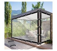 GLDYTVF Cortinas Personalizables para cenador con Paneles Laterales con Ojales y Lona de PVC Transparente. Incluye Cuerda Patios, porches y para Mejorar la privacidad en Exteriores.