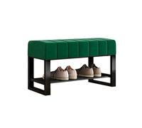 GLDYTVF Elegante Banco tapizado para el pie de la Cama, con Zapatero y Espacio de Almacenamiento, Ideal para recibidor, Dormitorio, Sala de Estar o Pasillo. Soporta hasta 136 kg (300 lbs).