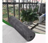 GLDYTVF Malla de plástico para jardín, Ideal para la protección y el Refuerzo del césped. Malla de HDPE de 1,5 m x 23 m para Plantas, Frutas, Verduras y Flores. Malla Negra Resistente a la putrefacc