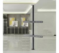 GLDYTVF Soporte de Techo para TV, Soporte de Suelo con Marco Giratorio de 360 Grados para TV LCD, Estante Giratorio para Pared divisoria, Mueble de TV Giratorio, Base giratoria, Pantalla L