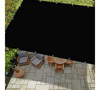 GLDYTVF Toldo Parasol Impermeable con protección UV de 4,5 x 4,5 m, 98% de protección UV, Pantalla Anti-miradas para balcón, Patio y jardín. Incluye 4 Cuerdas. Color Negro.