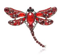 Gleamart Broche de libélula acrílico para mujer, ramillete de ropa