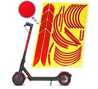 Gleamydot Electrico Scooter Reflectante Sticker Impermeable Pegatina, Patinete Accesorios de ProteccióN de Seguridad Nocturna de Advertencia de PVC Para Xiaomi Mijia Mi365 1s M365 Pro 2 Accesorios
