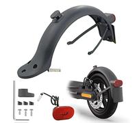 Gleamydot Guardabarros Trasero para Xiaomi Electric Scooter Mijia M365 1S Essential Pro 2 Adultos Patinete Electrico Acrilonitrilo butadieno estireno Accesorios con Luz y Soporte (Negro)